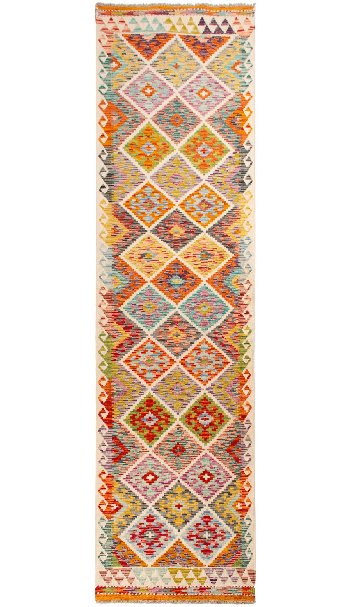 Kilim Afgano | 299 x 82 cm