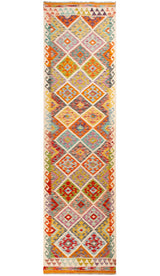 Kilim Afgano | 299 x 82 cm