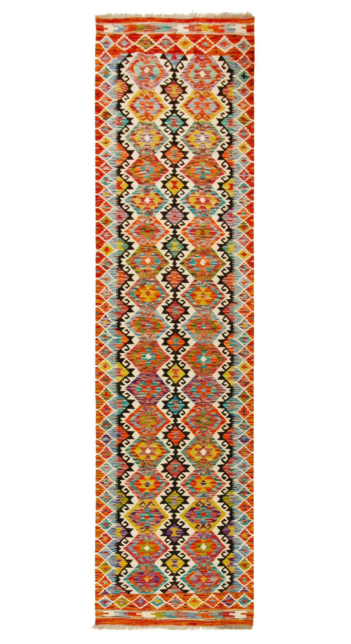 Kilim Afgano | 291 x 80 cm