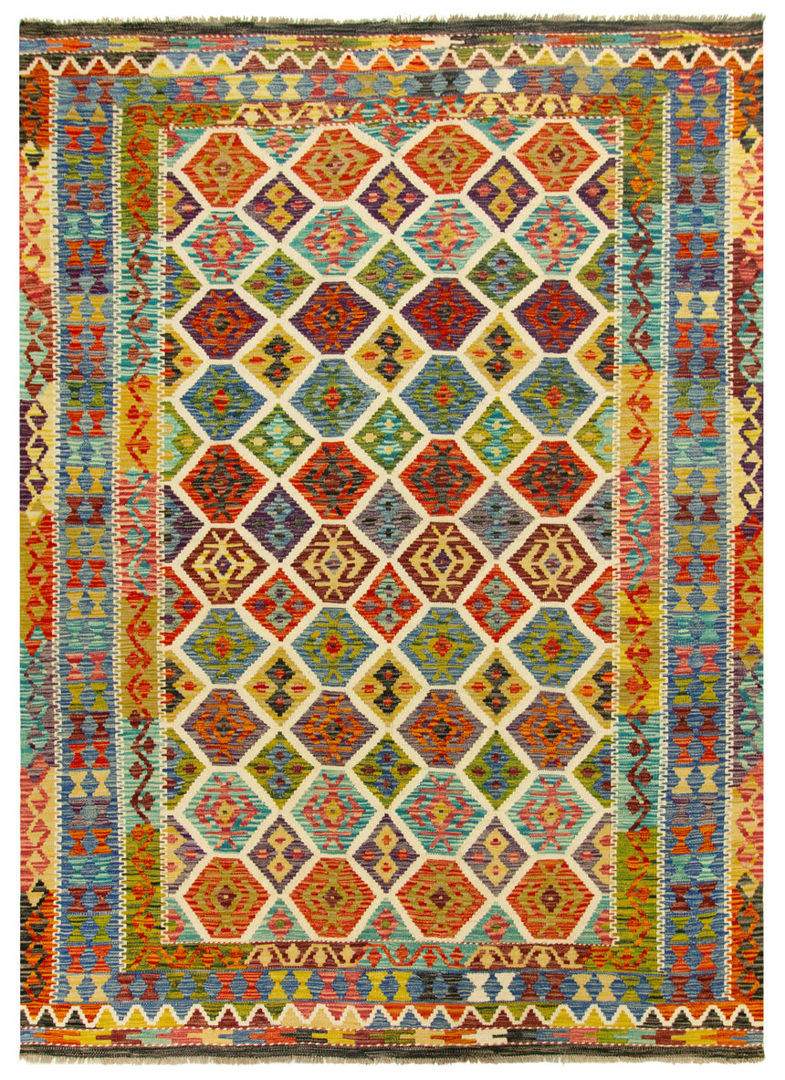Kilim Afgano | 257 x 212 cm