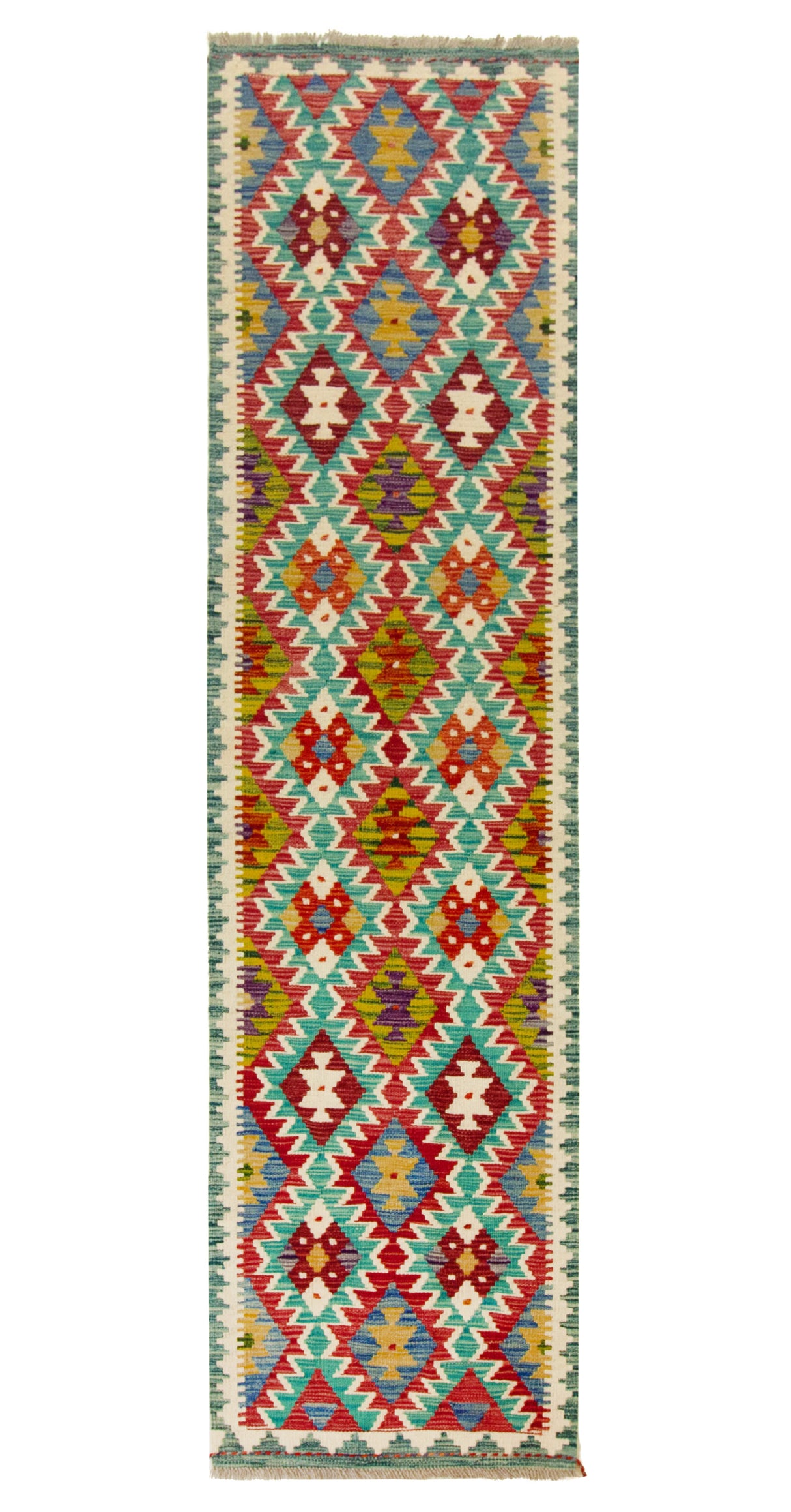 Kilim Afgano | 254 x 65 cm