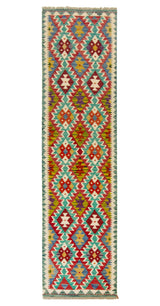 Kilim Afgano | 254 x 65 cm