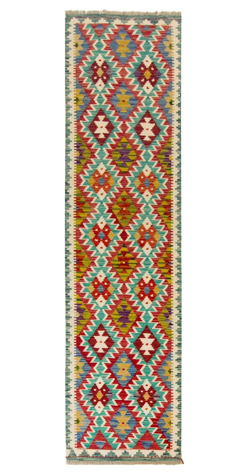 Kilim Afgano | 254 x 65 cm