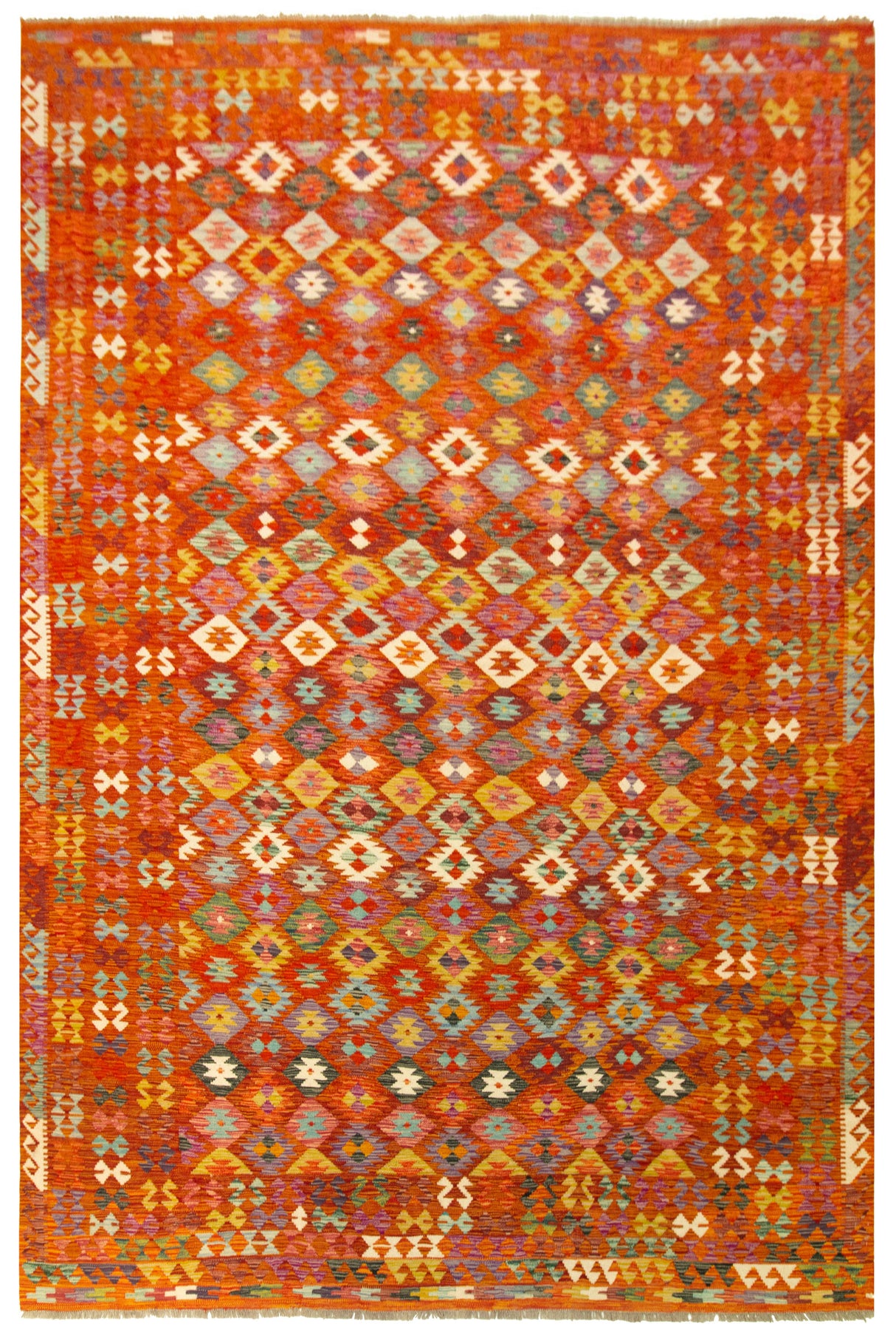 Kilim Afgano | 347 x 261 cm