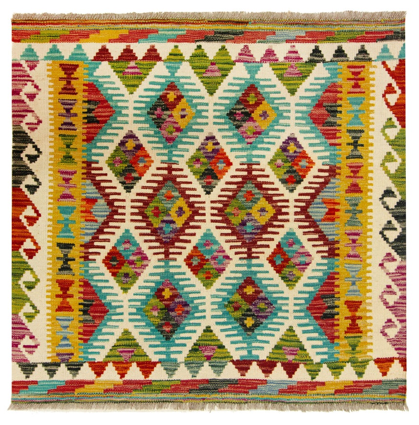 Kilim Afgano | 104 x 101 cm