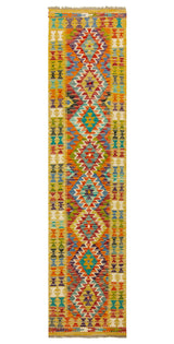 Kilim Afgano | 246 x 63 cm