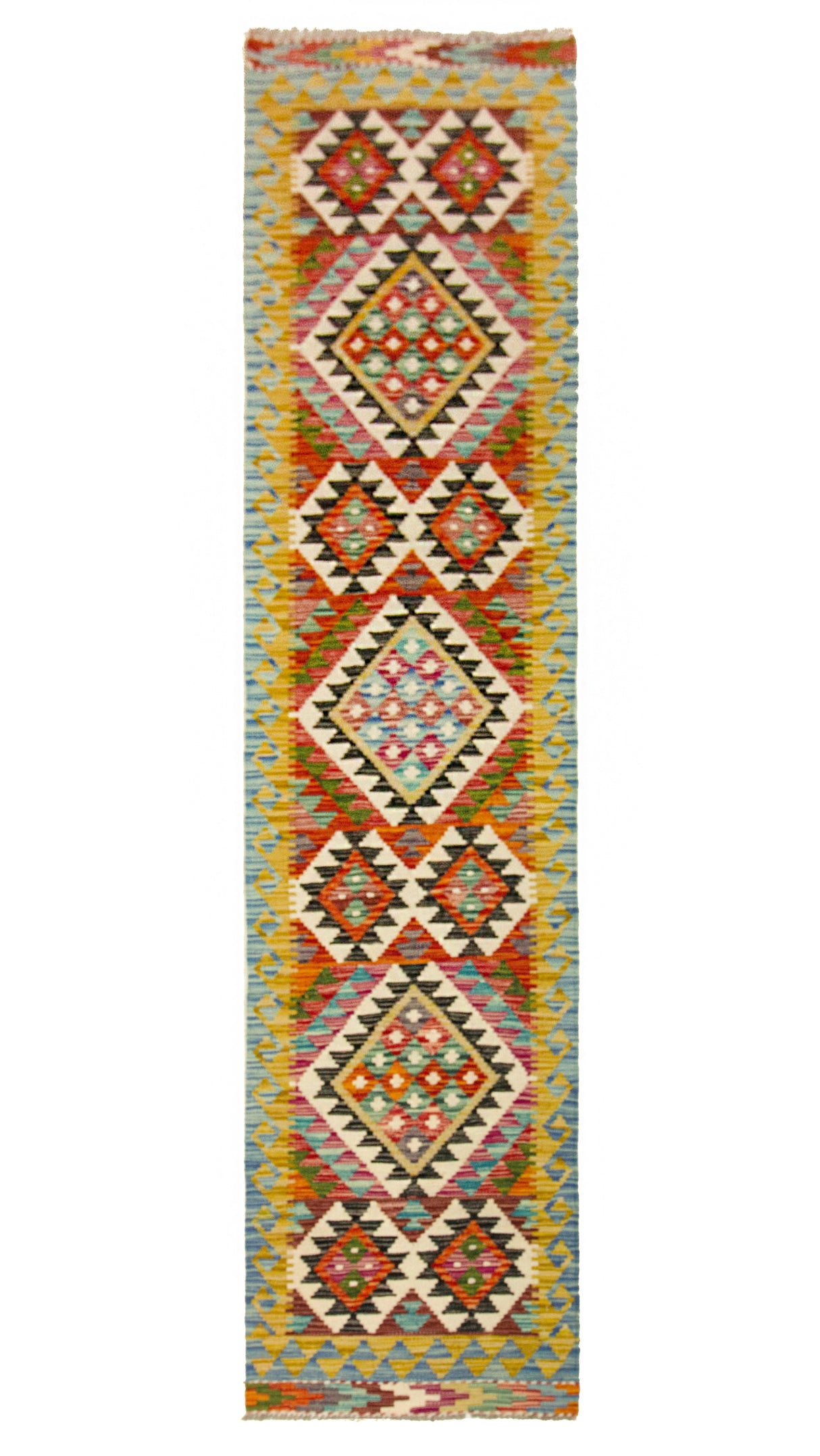 Kilim Afgano | 294 x 63 cm
