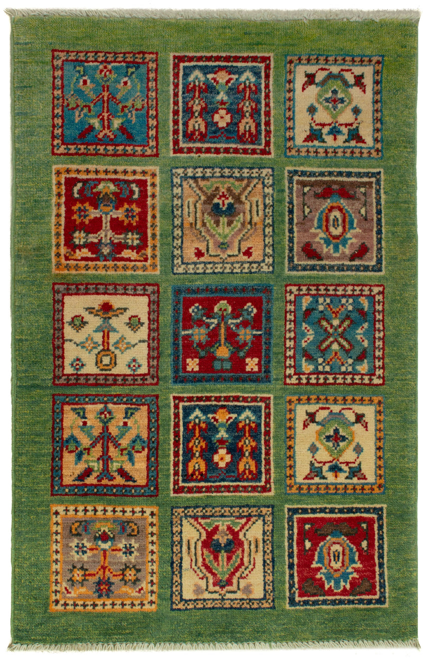 Alfombra Kazak | 94 x 61 cm