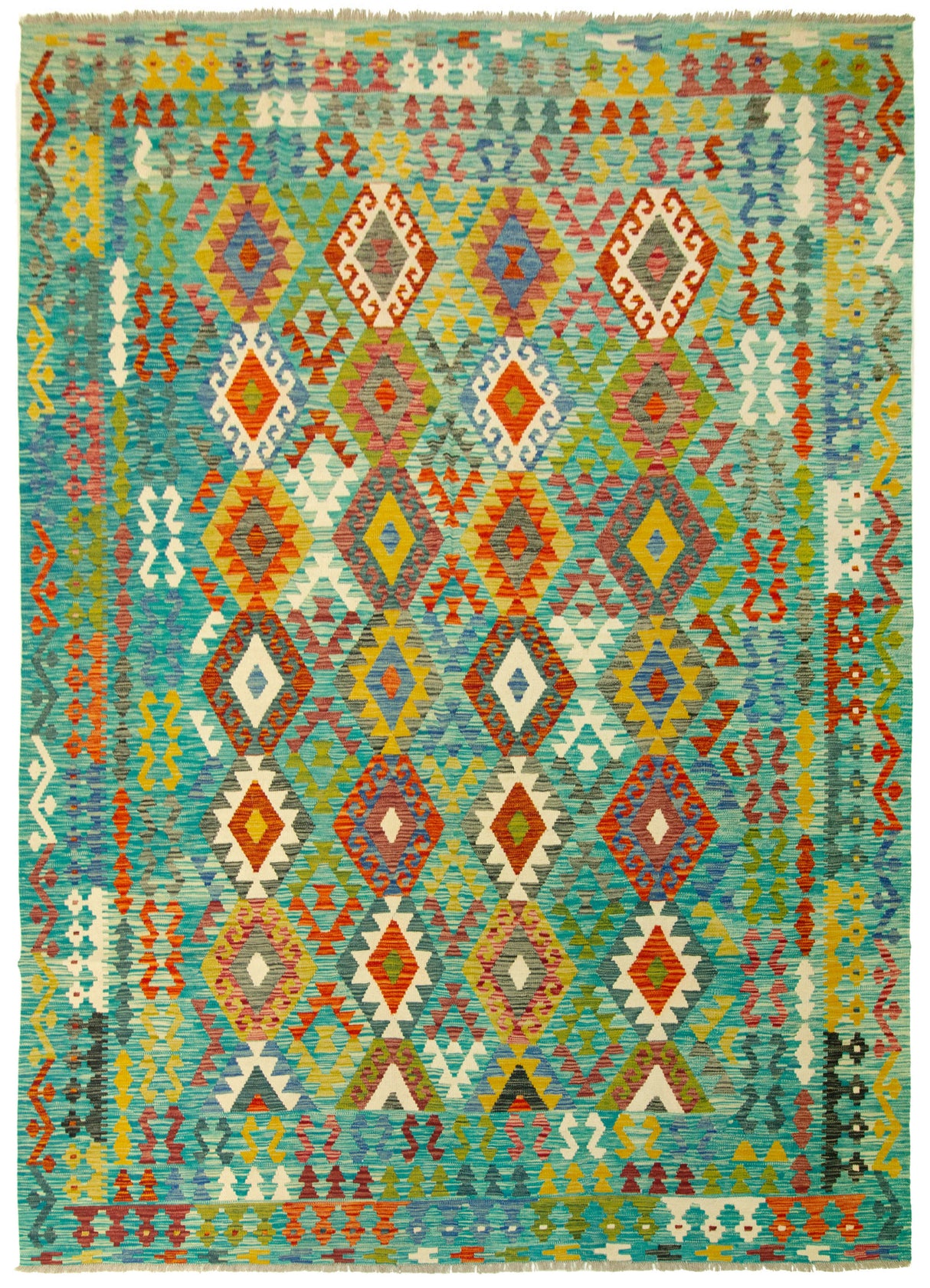 Kilim Afgano | 341 x 266 cm