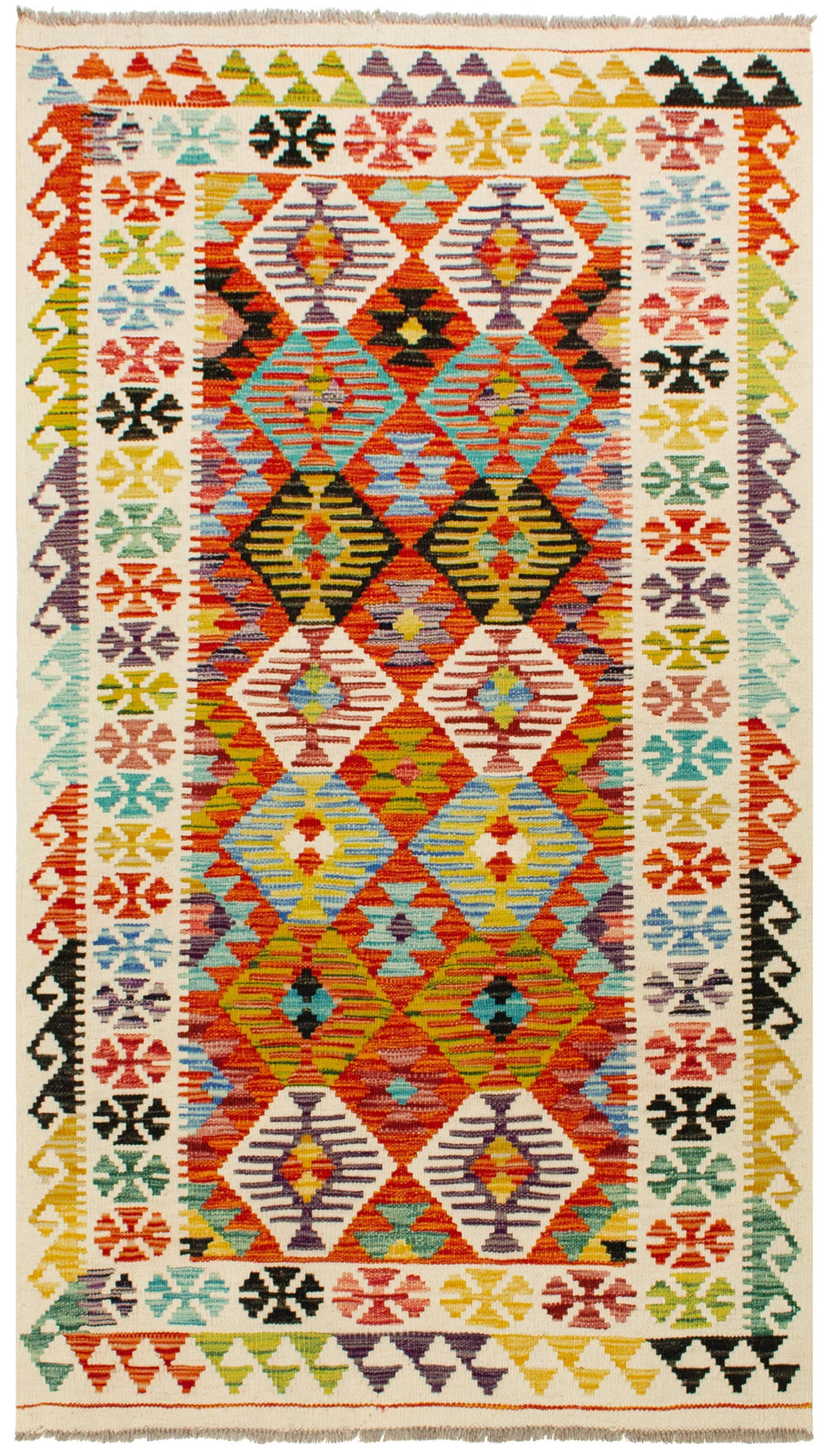 Kilim Afghan | 197 x 99 cm