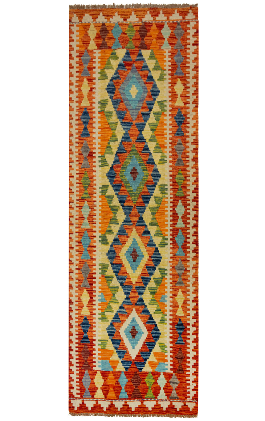 Kilim Afgano | 208 x 76 cm