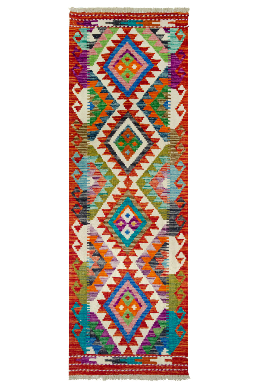 Kilim Afgano | 159 x 51 cm