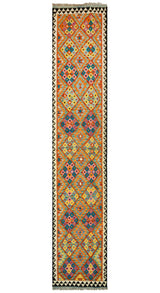 Kilim Afgano | 397 x 81 cm