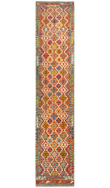 Kilim Afgano | 393 x 78 cm