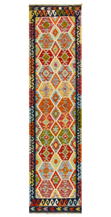 Kilim Afgano | 301 x 84 cm
