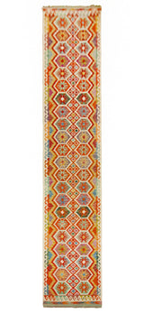 Kilim Afgano | 387 x 84 cm