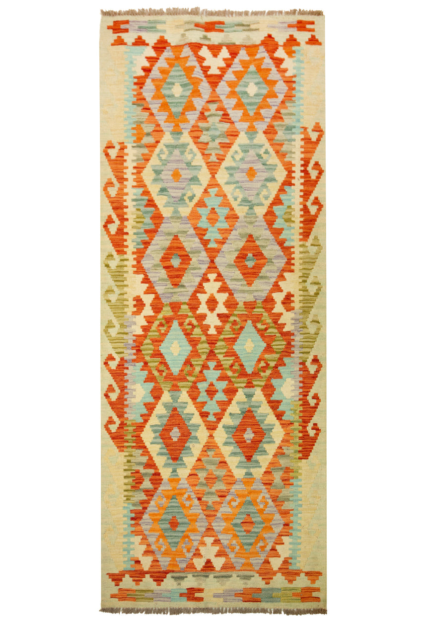 Kilim Afgano | 204 x 84 cm