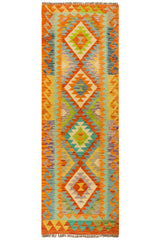 Kilim Afghan | 204 x 73 cm