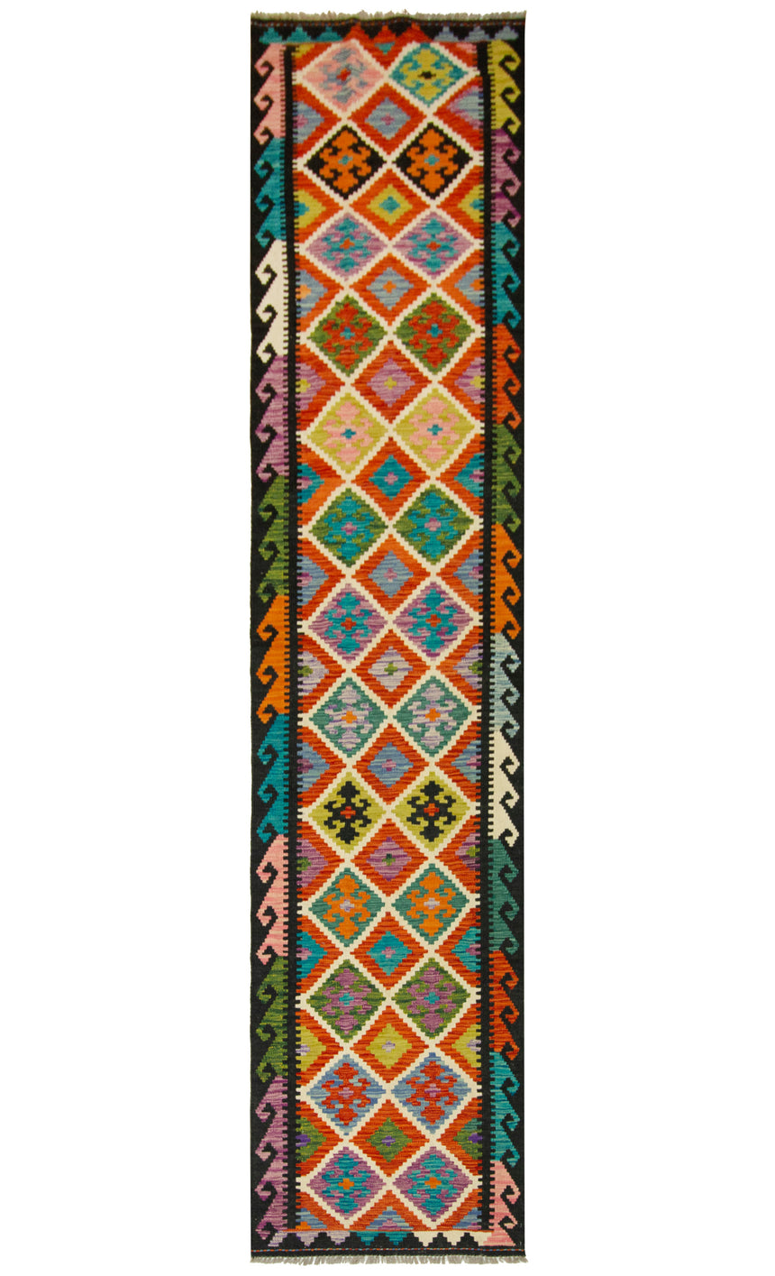 Kilim Afgano | 207 x 83 cm