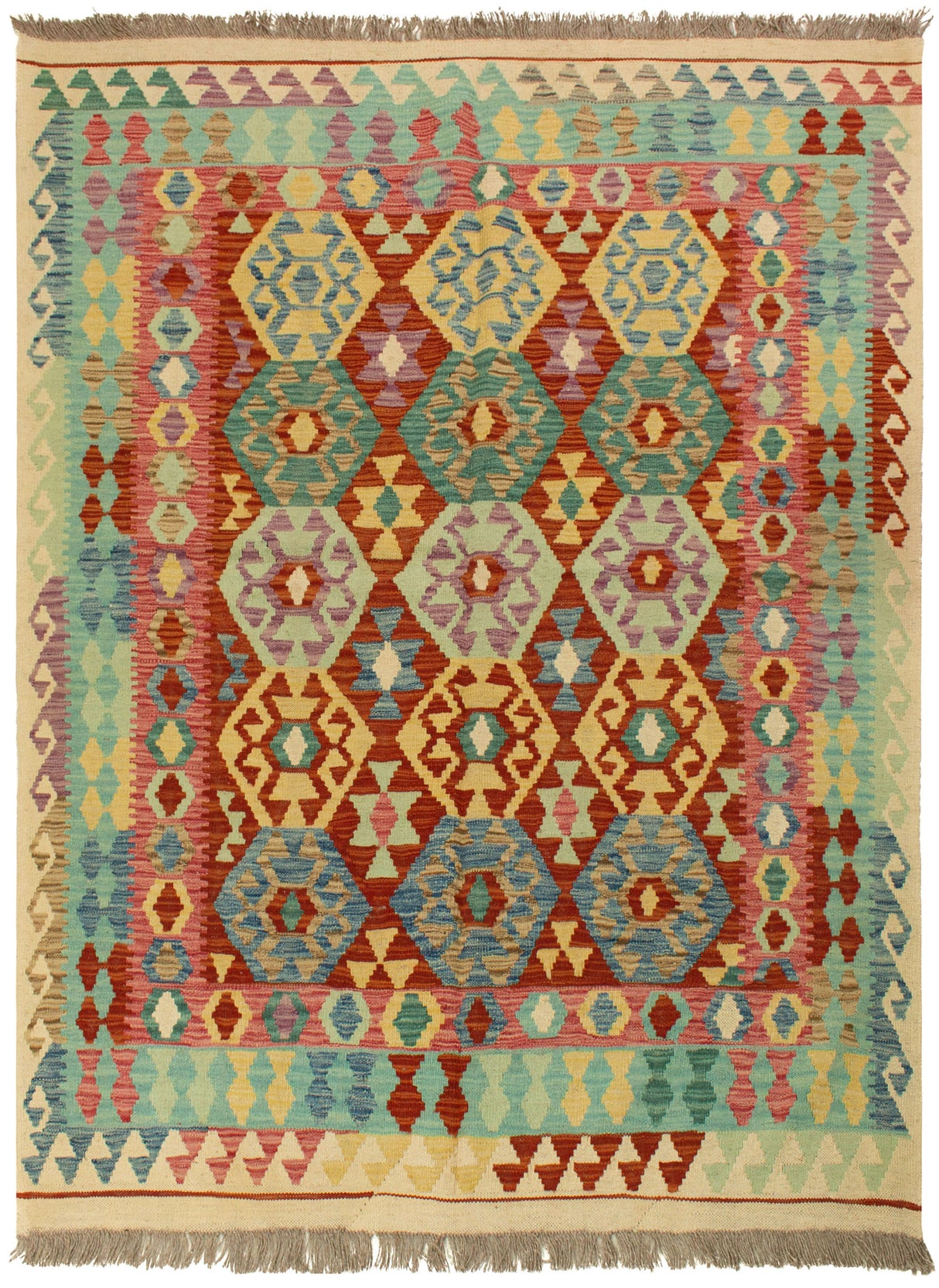 Kilim Afghan | 202 x 154 cm