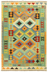 Kilim Afgano | 201 x 155 cm