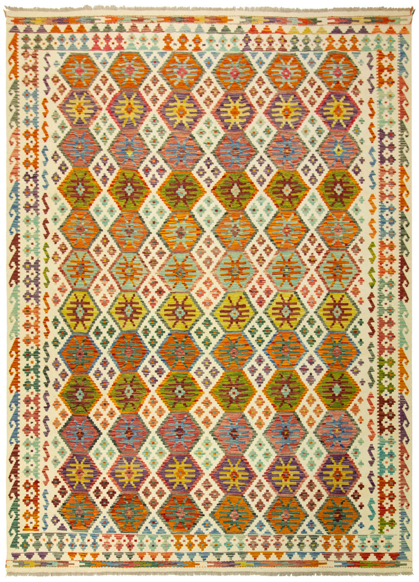 Kilim Afgano | 297 x 258 cm