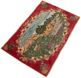 Alfombra persa Tabriz 40 Raj | 60 x 96 cm