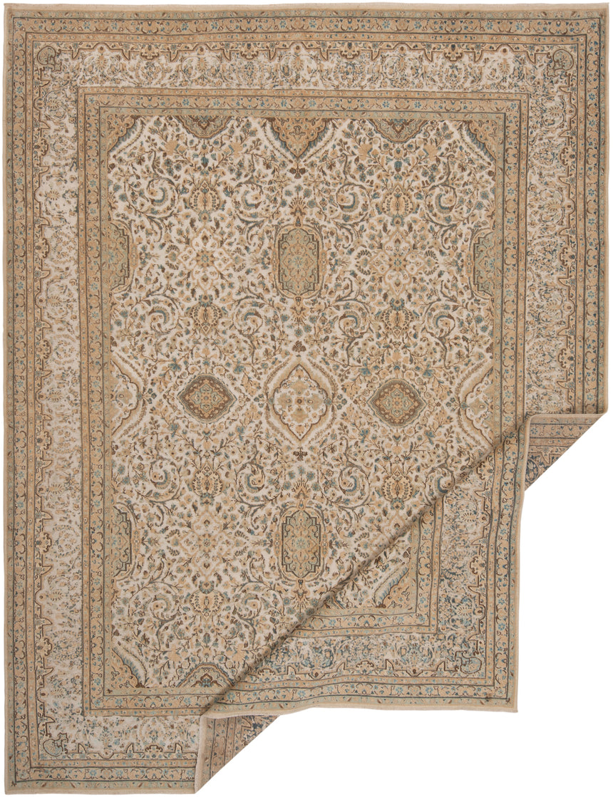 Alfombra vintage en relieve | 380 x 288 cm