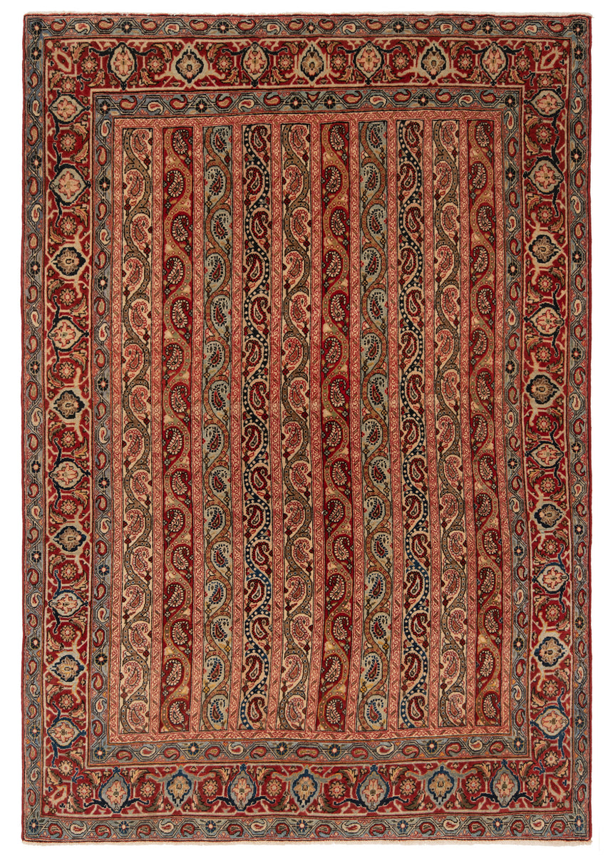 Alfombra persa Qom | 206 x 142 cm