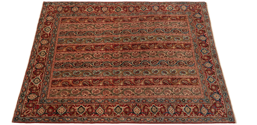 Alfombra persa Qom | 206 x 142 cm