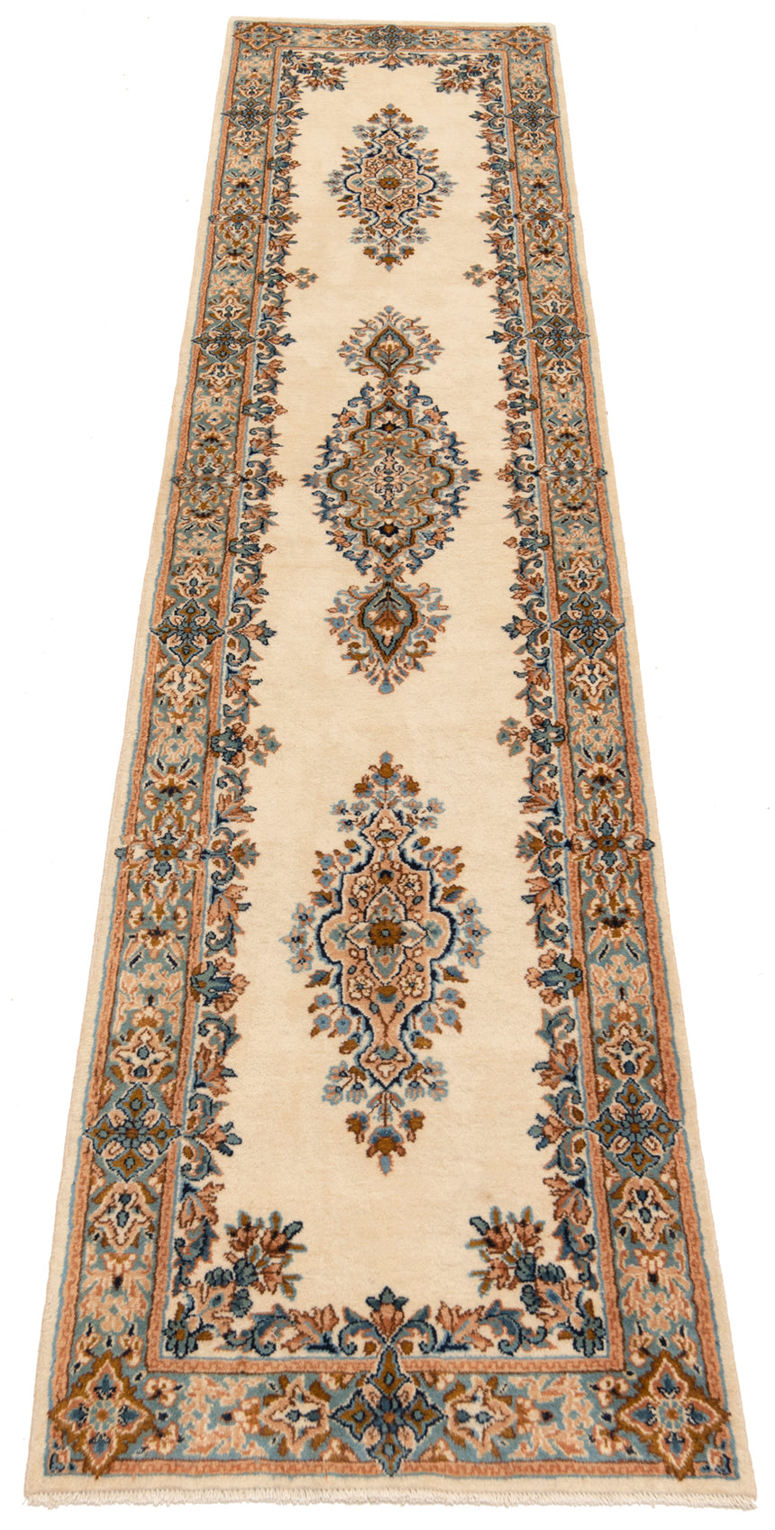 Alfombra persa Kerman | 343 x 75 cm