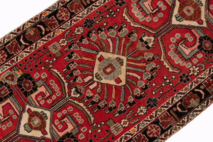 Alfombra persa Hamedan | 296 x 95 cm