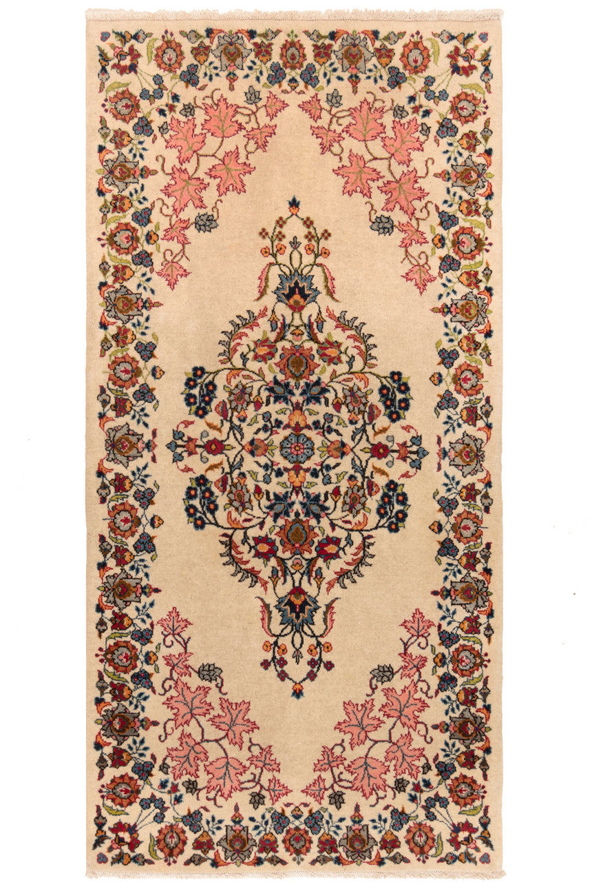 Alfombra persa Kashan | 146 x 72 cm