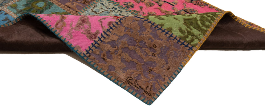 Alfombra con relieve de patchwork | 300 x 80 cm