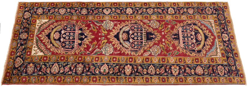 Alfombra persa Tabriz | 206 x 81 cm