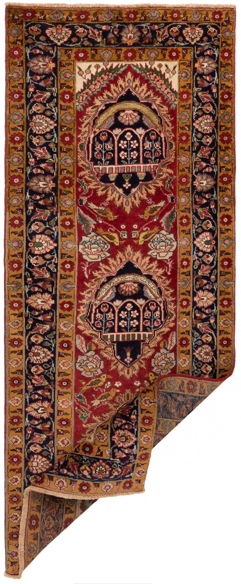 Alfombra persa Tabriz | 206 x 81 cm