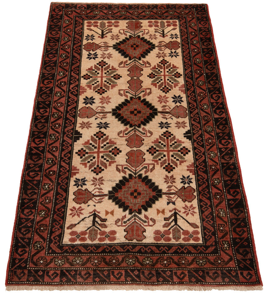 Alfombra persa Hamedan | 154 x 89 cm