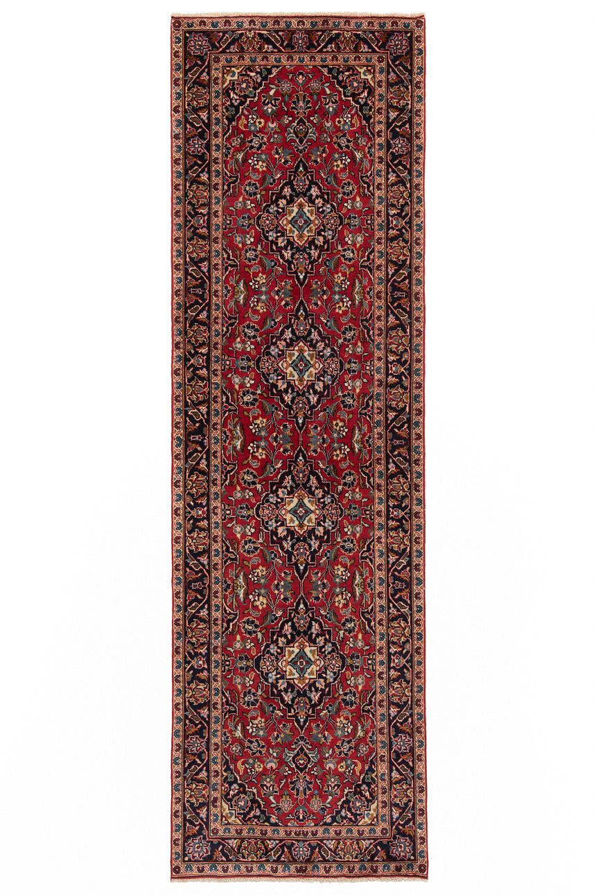 Alfombra persa Kashan | 297 x 87 cm