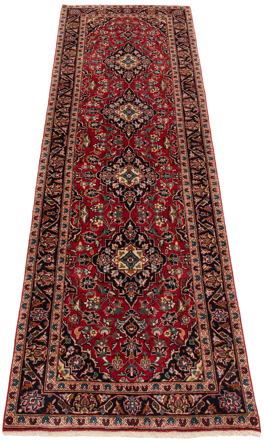 Alfombra persa Kashan | 297 x 87 cm