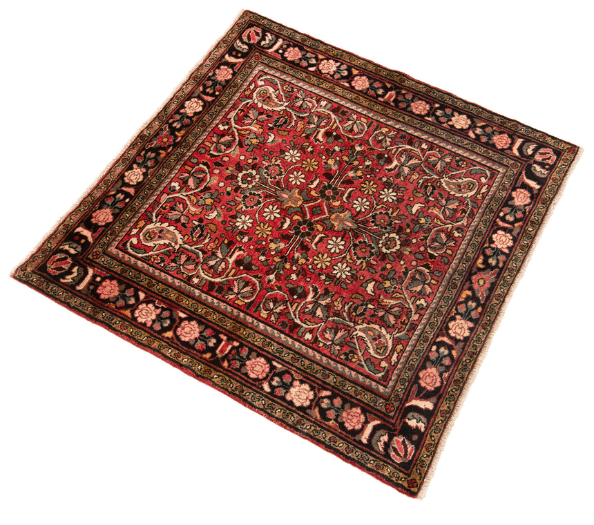 Alfombra persa Hamedan | 105 x 105 cm
