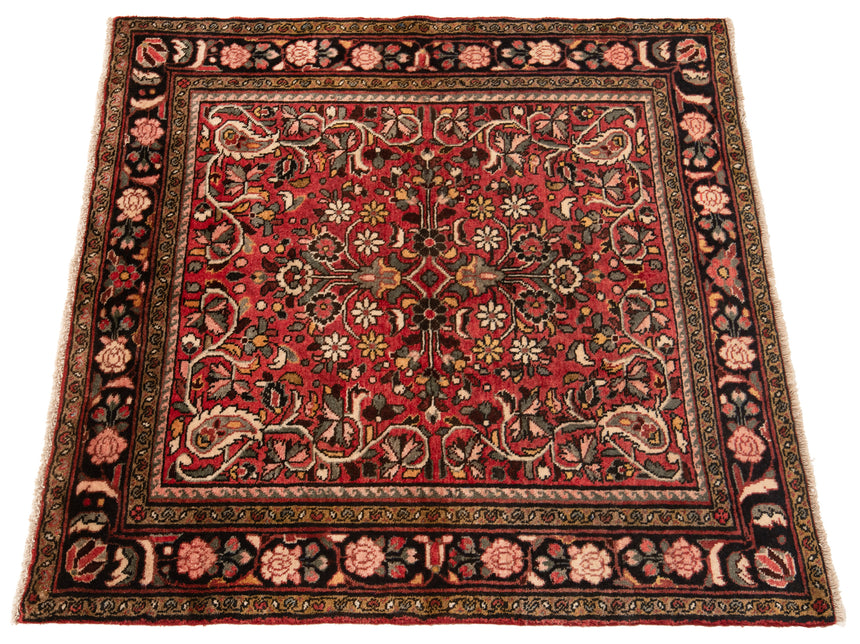 Alfombra persa Hamedan | 105 x 105 cm