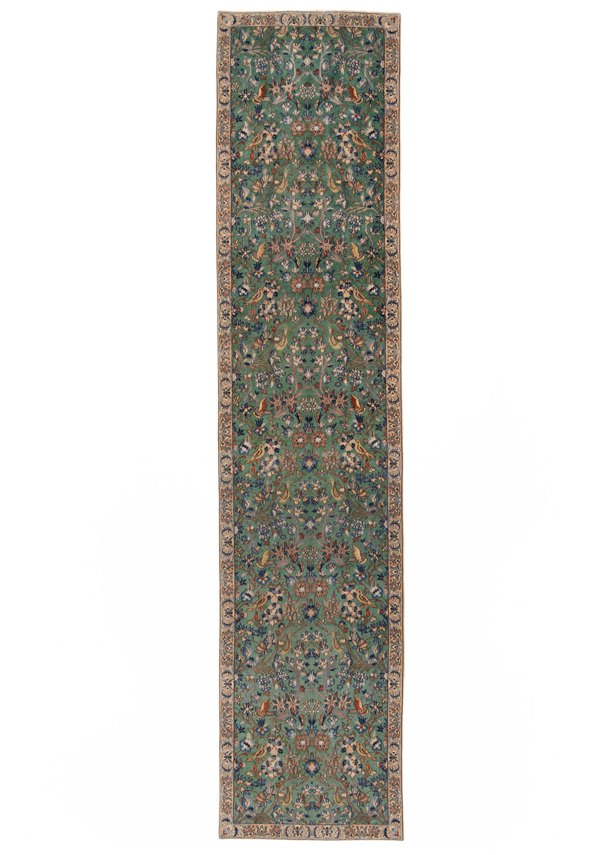 Alfombra persa Nain 9La | 385 x 85 cm