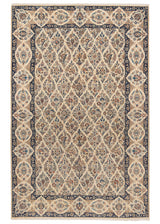 Alfombra persa de seda Nain 6 La | 200 x 130 cm
