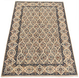 Alfombra persa de seda Nain 6 La | 200 x 130 cm
