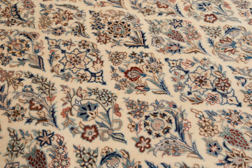 Alfombra persa de seda Nain 6 La | 200 x 130 cm