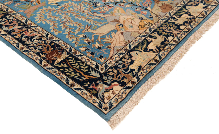Alfombra persa de Isfahán | 112 x 78 cm
