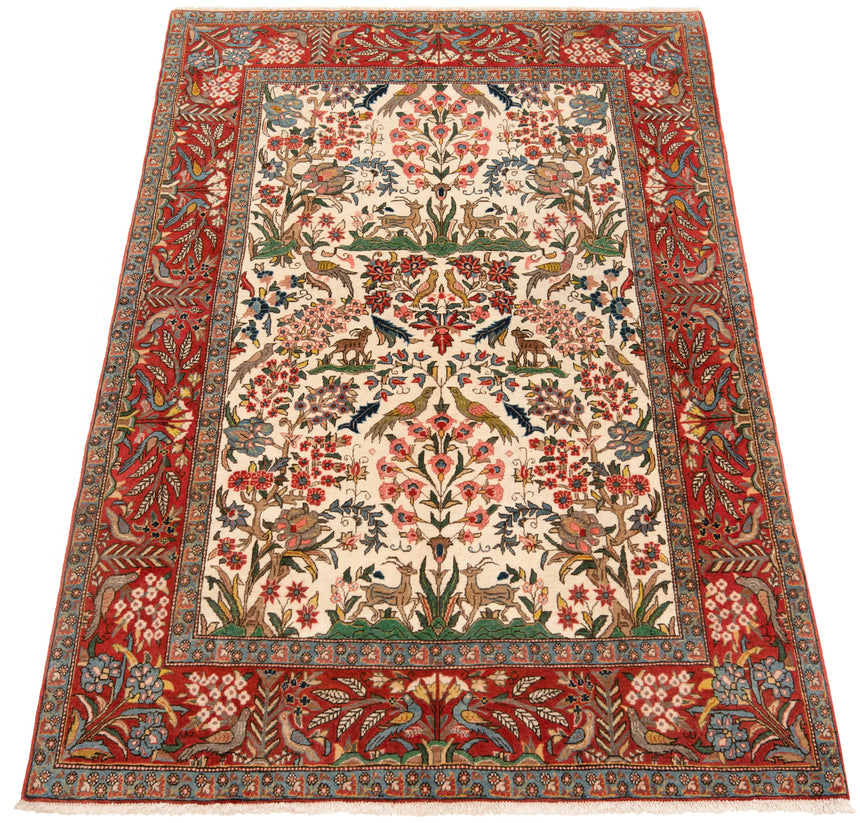 Alfombra persa Qom | 209 x 140 cm