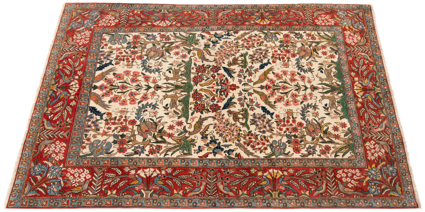 Alfombra persa Qom | 209 x 140 cm