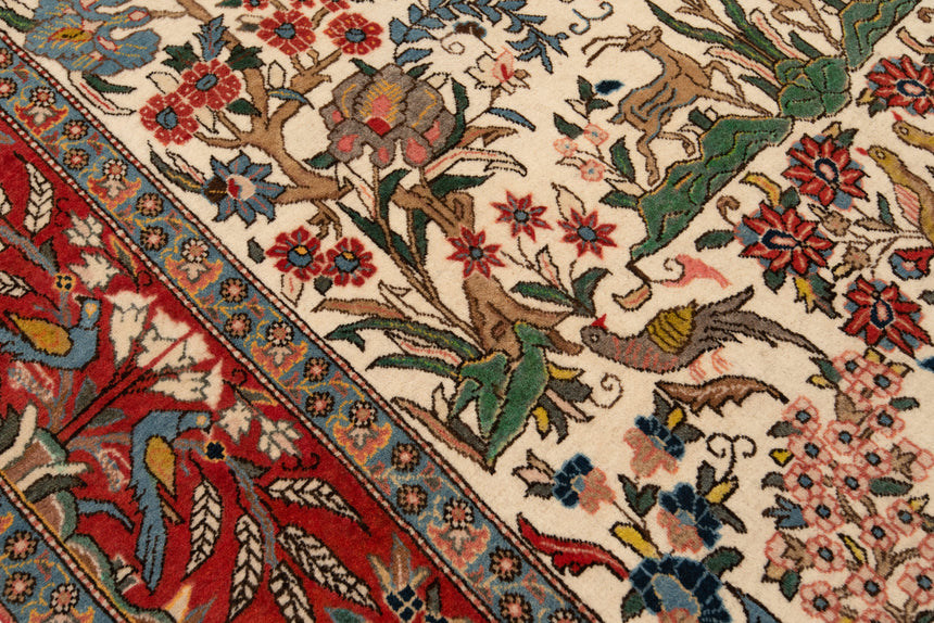 Alfombra persa Qom | 209 x 140 cm