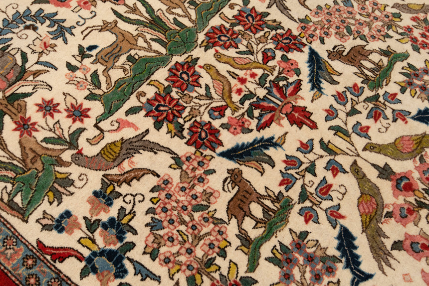 Alfombra persa Qom | 209 x 140 cm